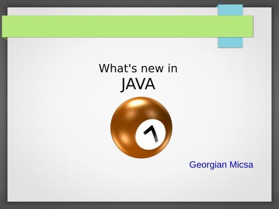 What`s new in Java 7