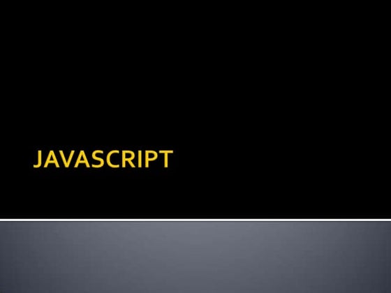 Javascript variables and datatypes