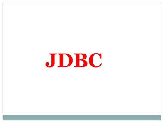 Jdbc new