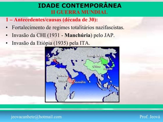 A Segunda Guerra Mundial (1939-1945)