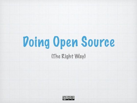 Open Source Software Needs You!