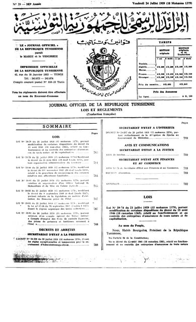 Loi fixant Le régime organique des terres Collectives