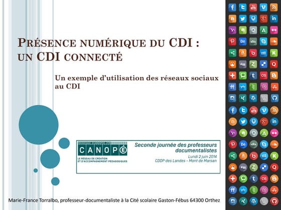 Journée des profs docs 40 2 juin 2014