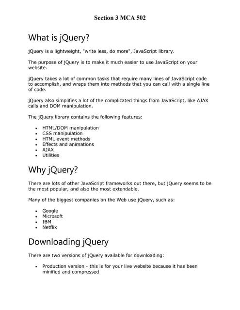 Jquery