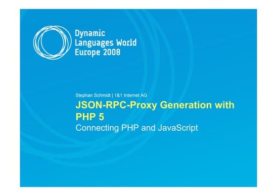 Json Rpc Proxy Generation With Php