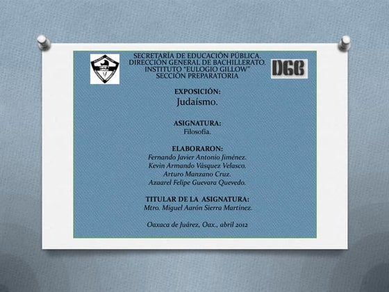 Judaísmo.