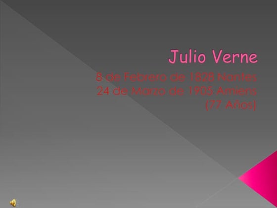 Julio verne. Paula Dominguez 5 a