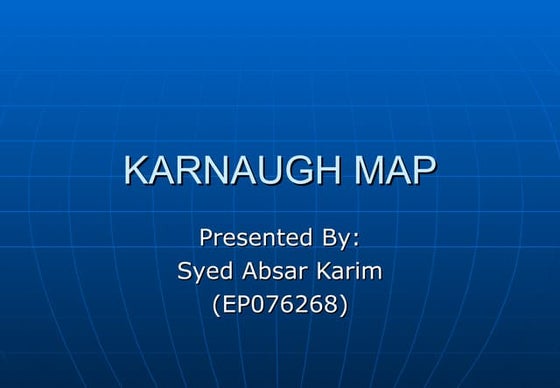 Karnaugh Map
