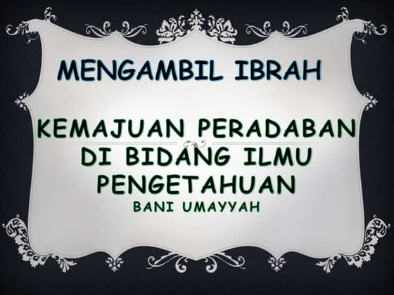 Kemajuan peradaban
