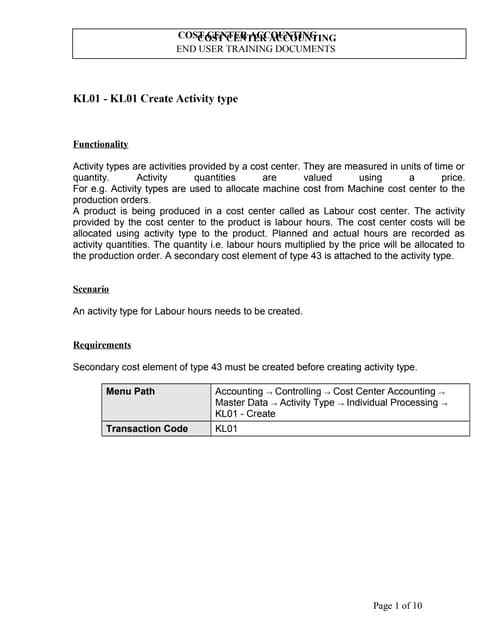 Kl01 Create Activity Type