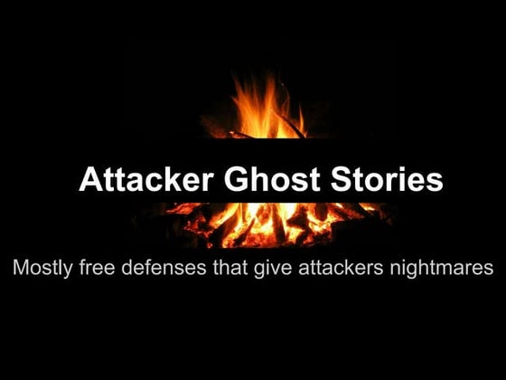 Rob "Mubix" Fuller: Attacker Ghost Stories