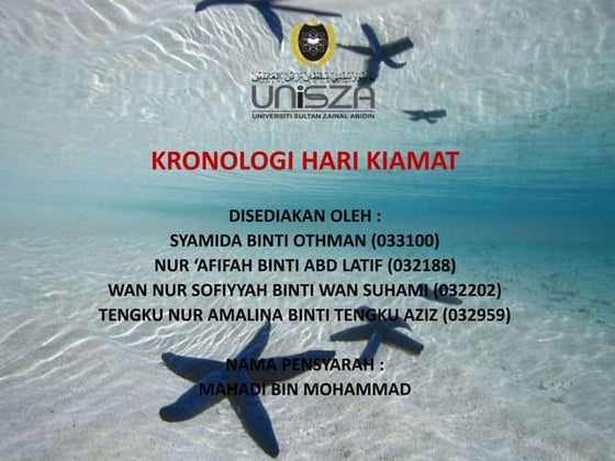 Kronology Hari Kiamat