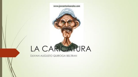 La caricatura power point