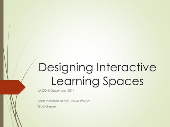 LACONI - Designing Interactive Library Spaces