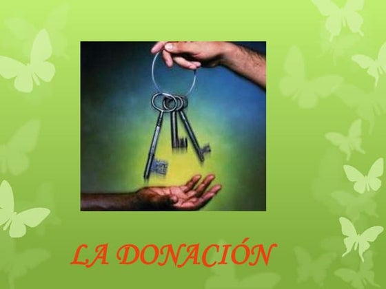 CONTRATO DE DONACION.