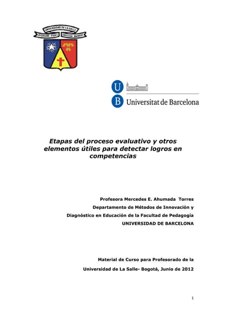 La evaluacion de competencias sesion 2
