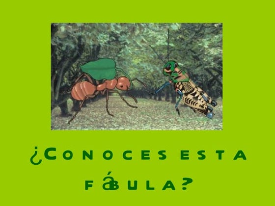 La hormiguita arrepentida