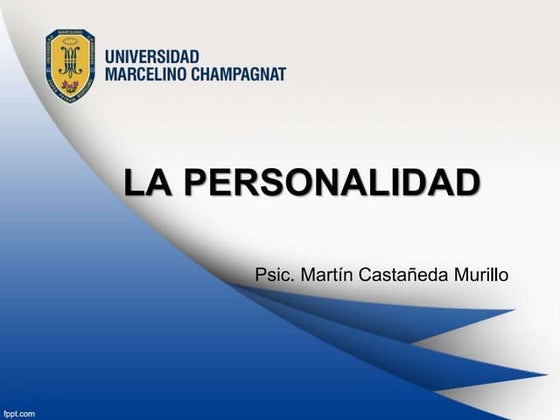 La personalidad