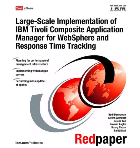 Large scale implementation of ibm tivoli composite application manager for we...