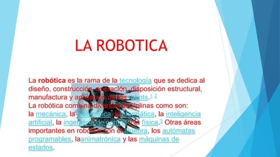 La robotica