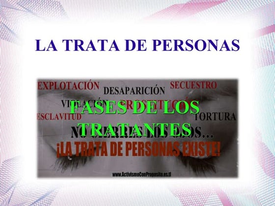 La trata de personas