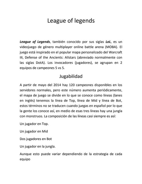 League of legends