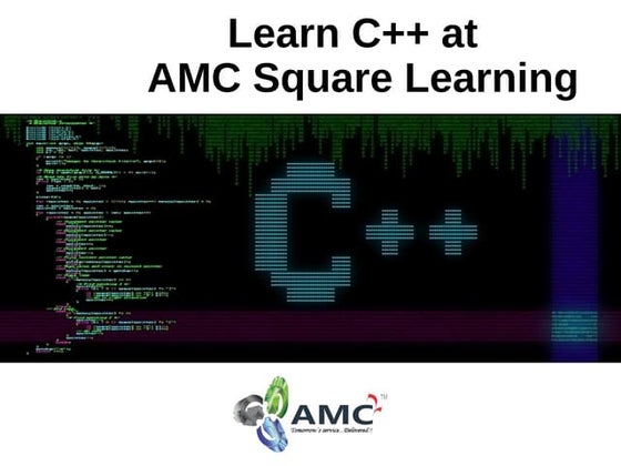 Learn cpp at amc square learning