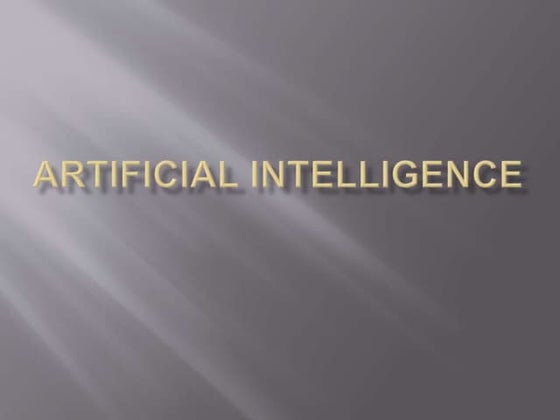 Artificial intelligence Neural Network lec1.pptx