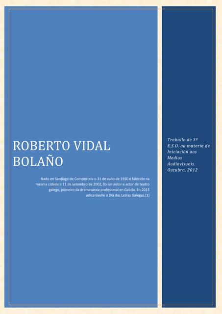 Roberto Vidal Bolaño