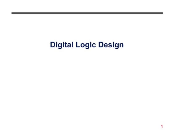 digital logic design number system