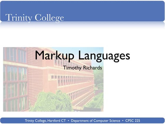 Markup Languages