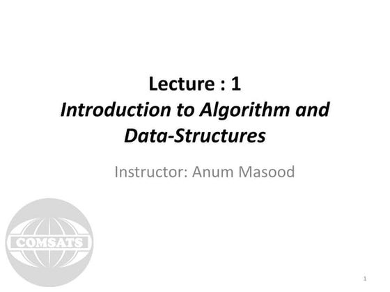 Lecture   1 (bce-7)