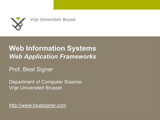 Lecture 05 web_applicationframeworks