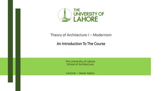 Lecture 1   introduction