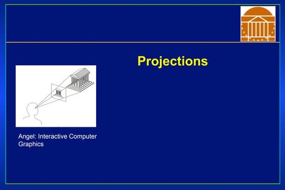 Lecture 11 Perspective Projection
