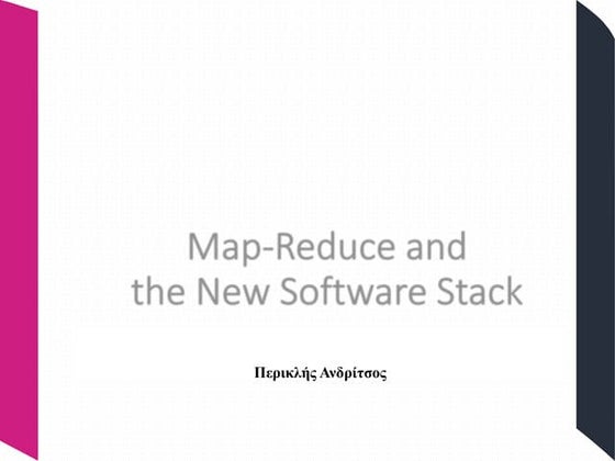 Lecture2-MapReduce - An introductory lecture to Map Reduce