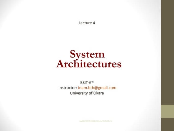 Software Architecture