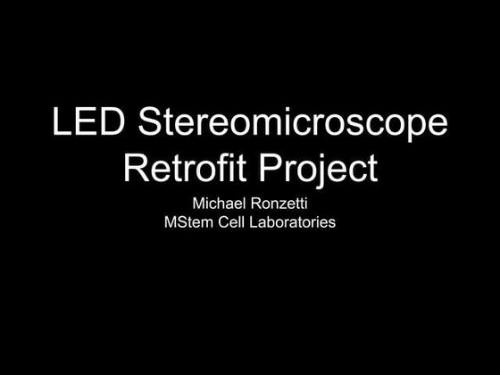 Darkfield LED Array