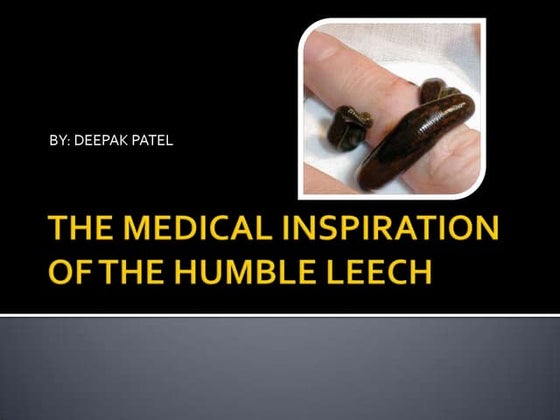 LEECH THERAPY