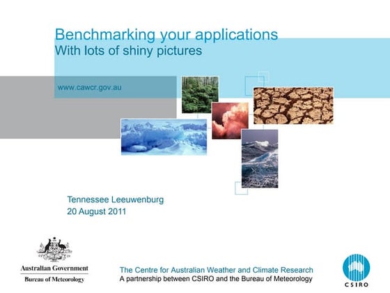 Benchmarking PyCon AU 2011 v0