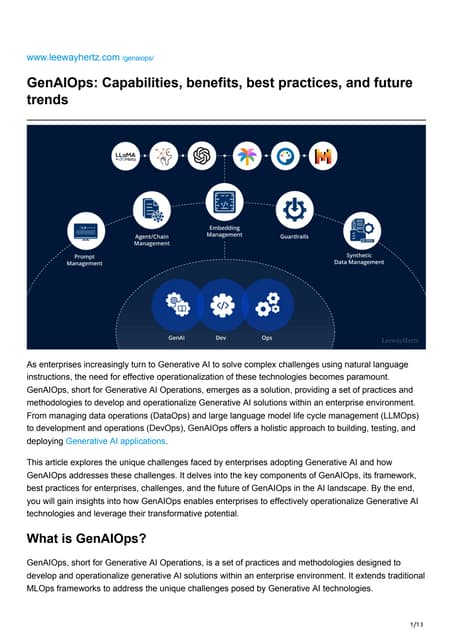 leewayhertz.com-GenAIOps Capabilities benefits best practices and future tren...