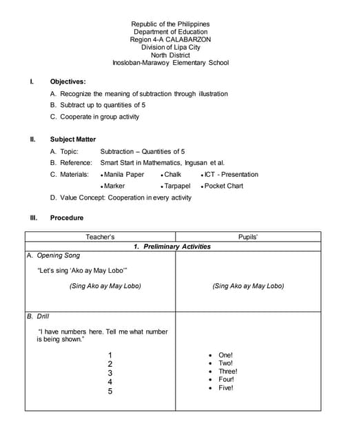 Final Demo (Lesson Plan)