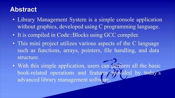 Library Management System Using C . PPTX