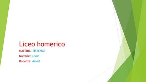 Liceo homerico