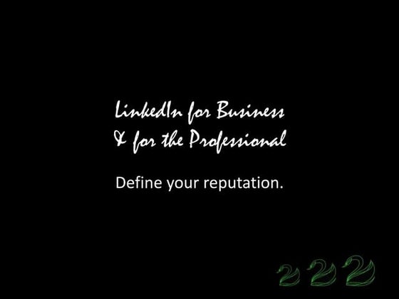 Linkedin business