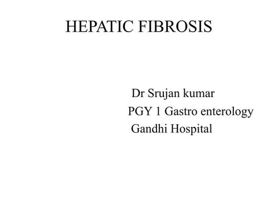 Liver fibrosis
