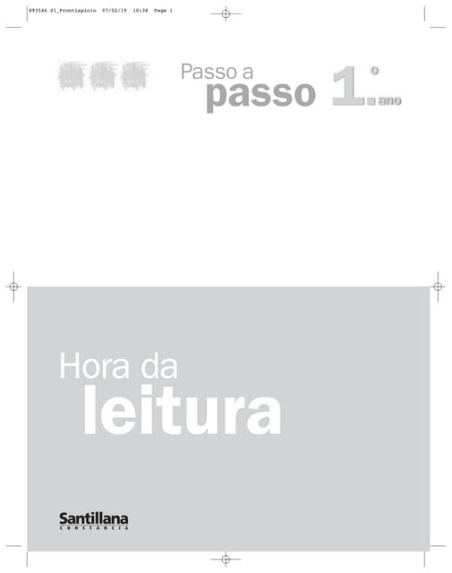Livro hora da leitura santillana