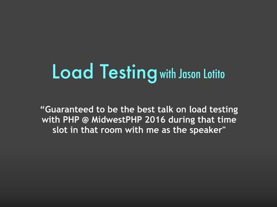Load Testing with PHP and RedLine13