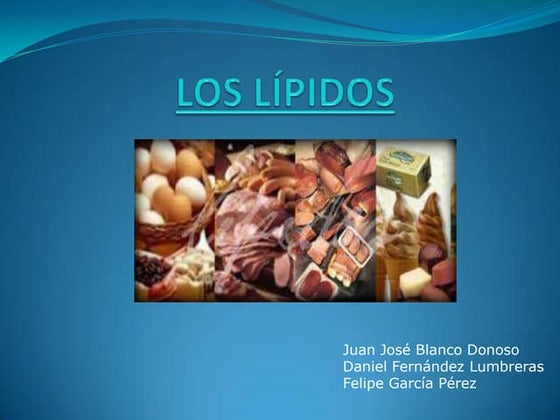 Los lípidos-Biología