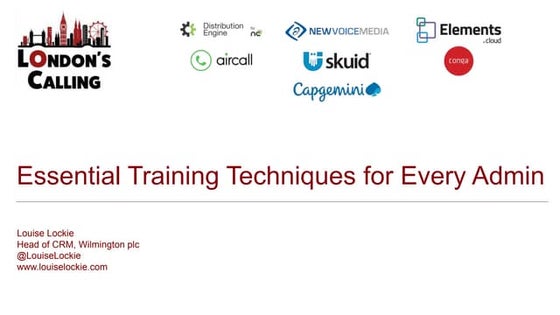 Essential Training Techniques for Every Admin